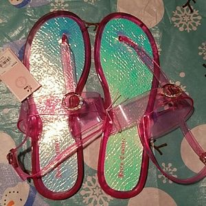 Brand new juicy jelly sandals