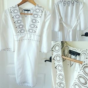 Beautiful BCBGMaxAzria Shift dress with embroidery