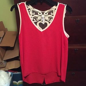 Cute red top