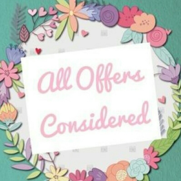 All offers considered