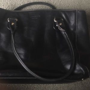 Kate spade black leather bag.