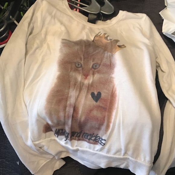 Young and Reckless light sweater sweatshirt