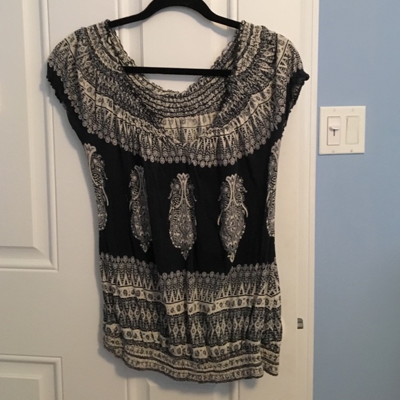 Luck brand peasant top