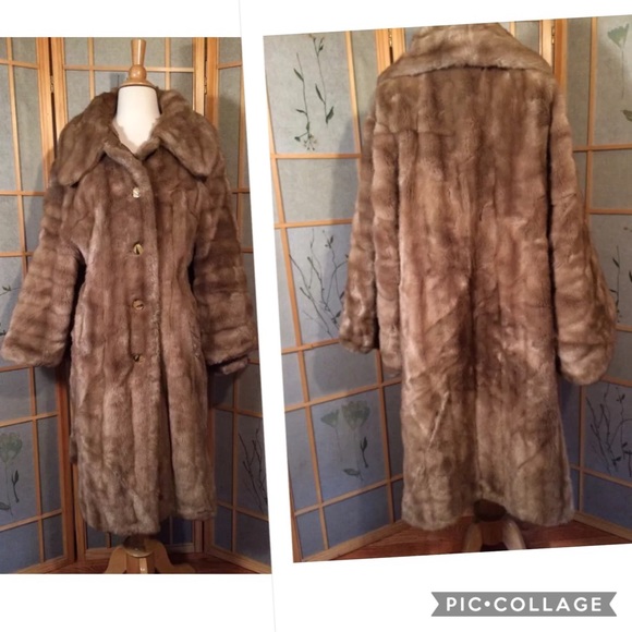 Vintage faux fur coat Lykafur Priscilla Modes