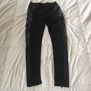 Nordstrom Black Moto Leggings
