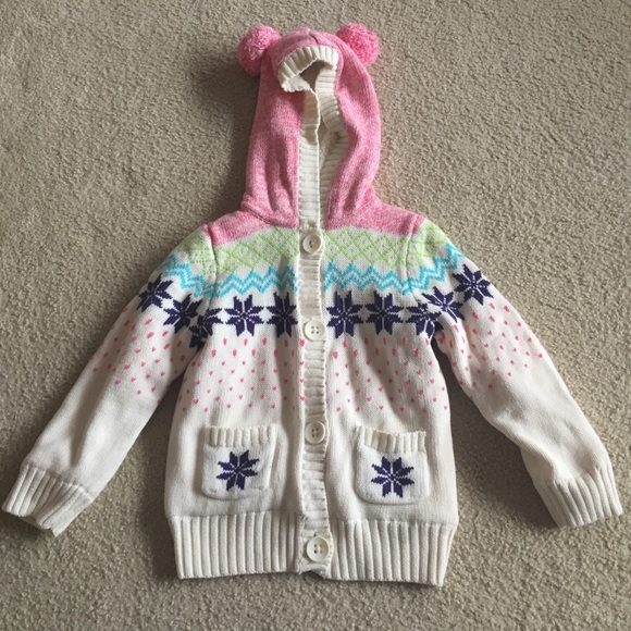 babyGap Snowflake Hooded Sweater