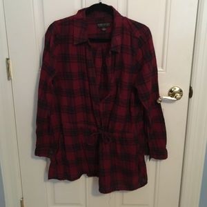Forever 21 plaid tunic