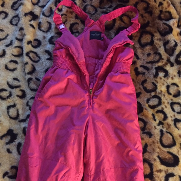 Girls Sz 7/8 bibs (pink)