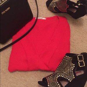 Fancy red top!