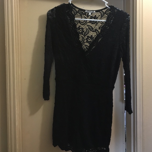 Charlotte Russe Other - Black Lace Romper
