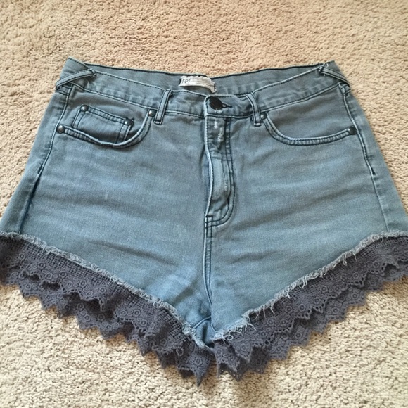 Free people denim shorts 29