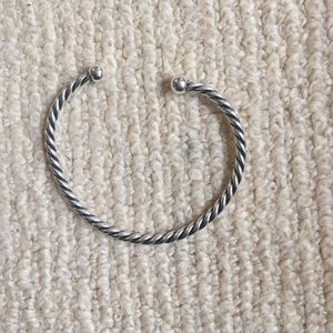Silver bangle