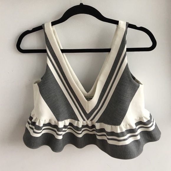 Elizabeth and James Tops - Elizabeth &a James Peplum crop top