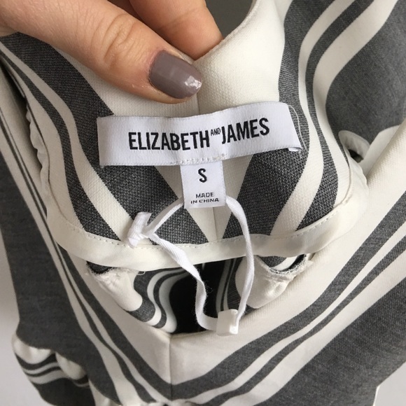 Elizabeth &a James Peplum crop top - Picture 2 of 3