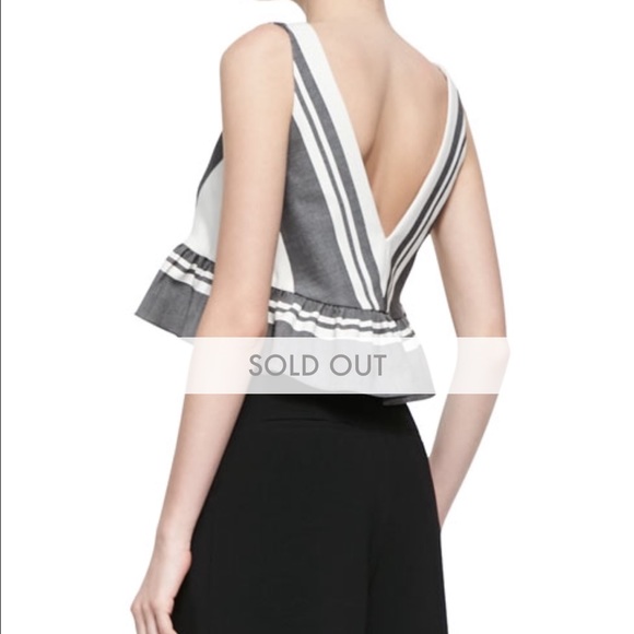 Elizabeth &a James Peplum crop top - Picture 3 of 3