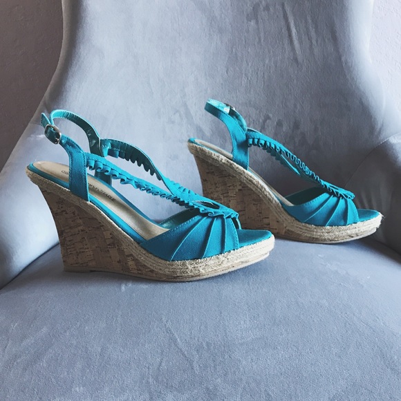 Turquoise Wedges - Picture 3 of 4