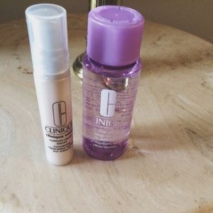 Clinique Makeup Remover and Clinique Repair Serum!