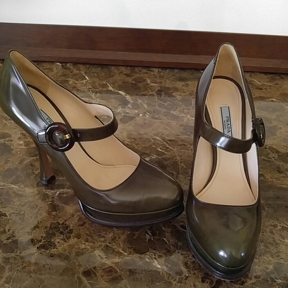 Prada Platform Mary Jane Heels - Picture 1 of 4