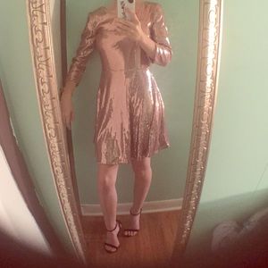 Forever21 Pink Sequin Party Dress