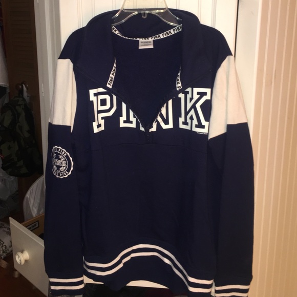 VS PINK 1/4 zip sweatshirt