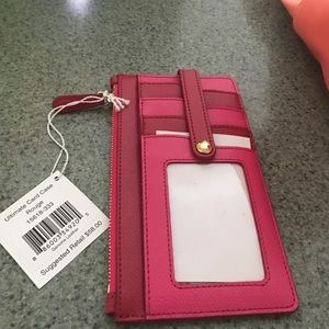 Pink Vera Bradly wallet