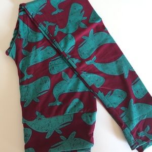LuLaRoe Whale Leggings