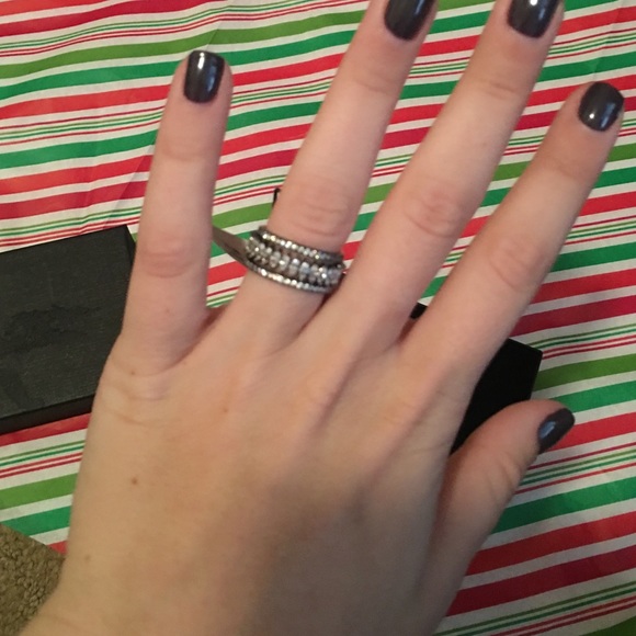 3 black ring set - Picture 1 of 2