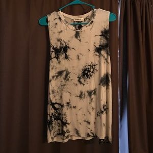 Tank top with open back