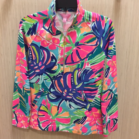 Lilly Pulitzer Tops - "Exotic Garden" Skipper popover