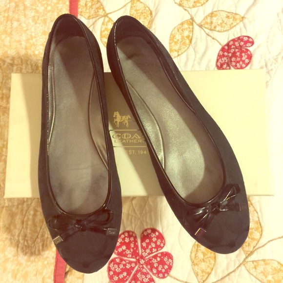 COACH ballet flats.