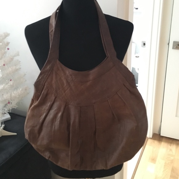 H&M 100% Leather Shoulder Bag