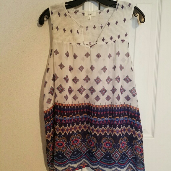 🎁 Sheer Boho Tank | L