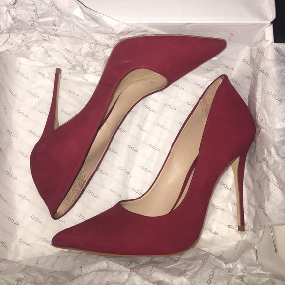 Red Aldo heels! Size 7.5