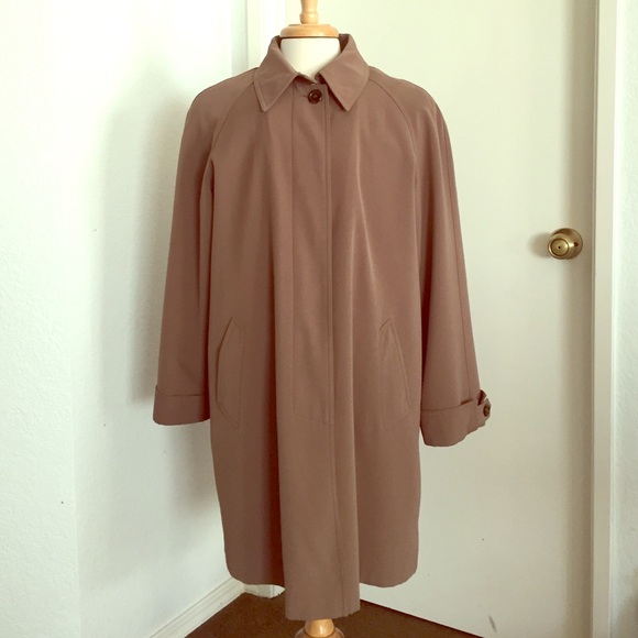 Gallery Brand Khaki Trench Coat. Sz L