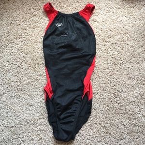 Black/Red Speedo Fastskin FSII