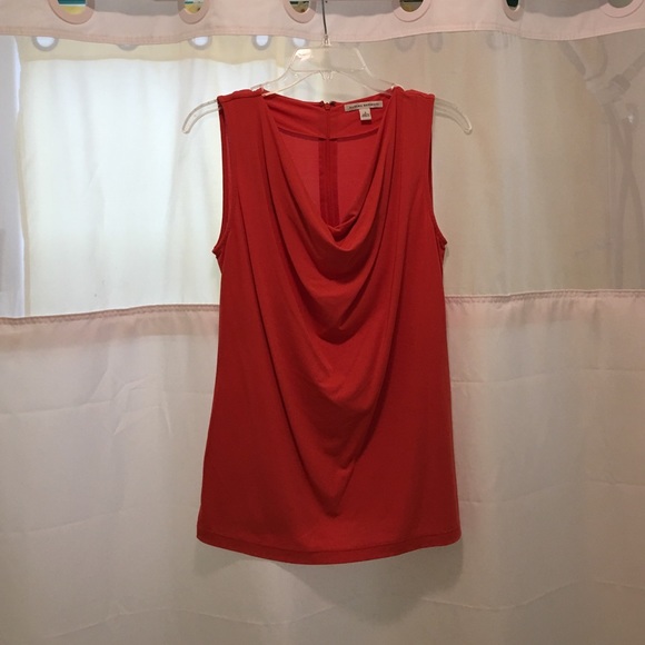 Dusty tangerine Banana Republic top