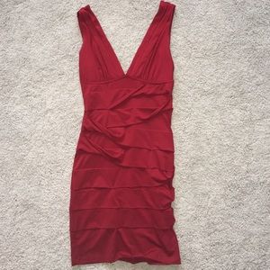 Cranberry Red Dress