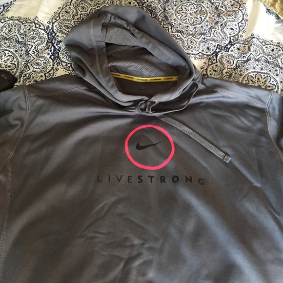 Nike Tops - Bundled...  SOLD! Nike live strong hoodie