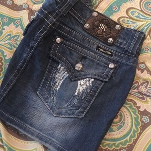 Miss Me Angel Jean Skirt