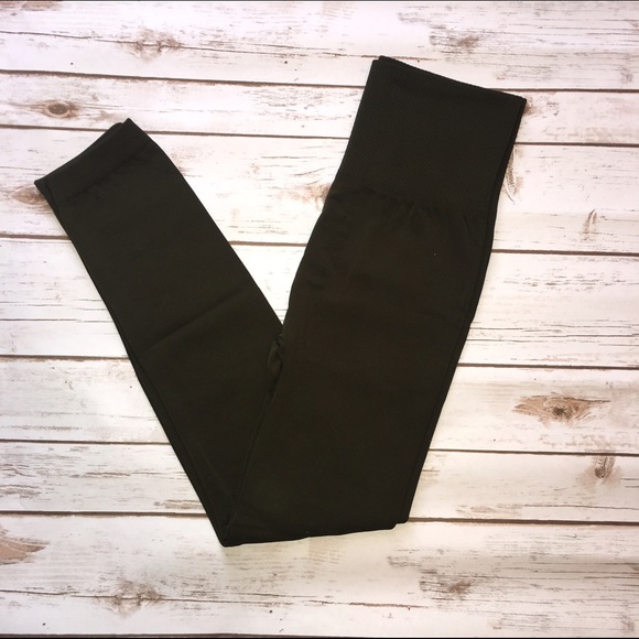 Tummy control leggings! - color is OLIVE