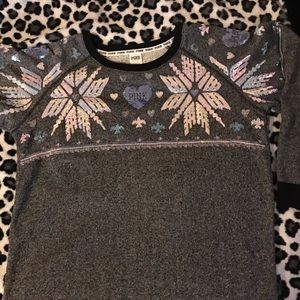 Victoria's Secret snowflake shirt