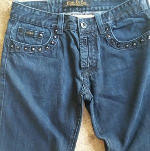 Men's Rivet de Cru embellished jeans