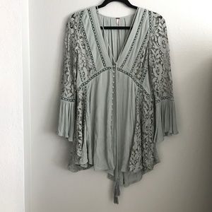 Free People Lace Slip Dress