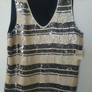 Ladies Coldwater Creek sequin tank