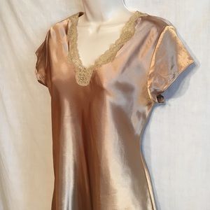 Bed of Roses Tan Nightgown