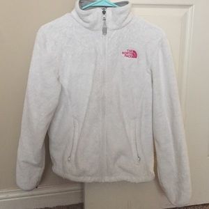 White North Face breast cancer awareness jacket 🎀