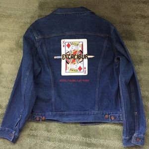 Denim trucker jacket
