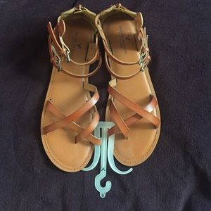 Tan American Eagle Sandals