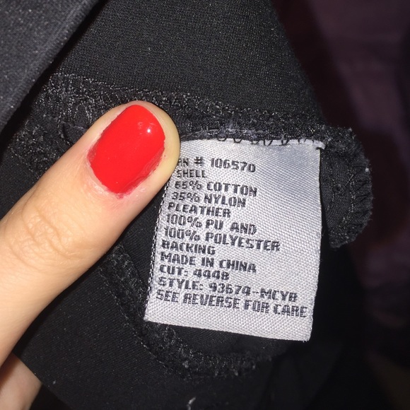 Leather leggings size small from Tractr - Picture 3 of 4