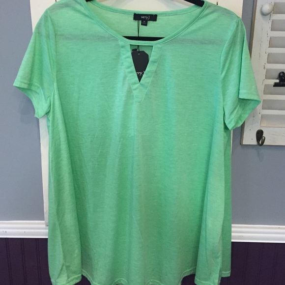 Green Knit Top